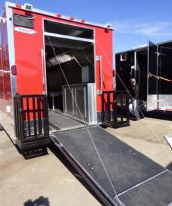 Concession Trailer Red 8.5' x 30' Catering Event Food Trailer -Cheap Concession Trailers Shop p1070409