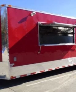 Concession Trailer Red 8.5' x 30' Catering Event Food Trailer -Cheap Concession Trailers Shop p1070414