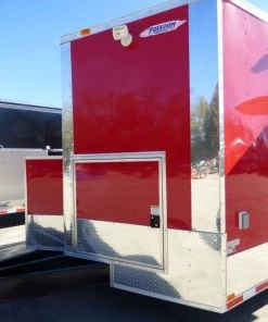Concession Trailer Red 8.5' x 30' Catering Event Food Trailer -Cheap Concession Trailers Shop p1070415