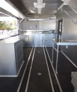 Concession Trailer Red 8.5' x 30' Catering Event Food Trailer -Cheap Concession Trailers Shop p1070433