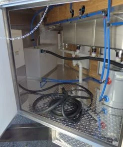 Concession Trailer Indigo Blue 8.5' x 17' BBQ Smoker Event Catering -Cheap Concession Trailers Shop p1070445