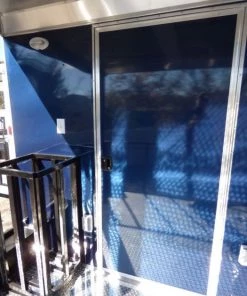 Concession Trailer Indigo Blue 8.5' x 17' BBQ Smoker Event Catering -Cheap Concession Trailers Shop p1070447