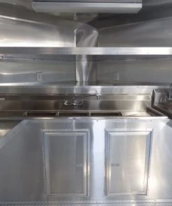 Concession Trailer Indigo Blue 8.5' x 17' BBQ Smoker Event Catering -Cheap Concession Trailers Shop p1070454