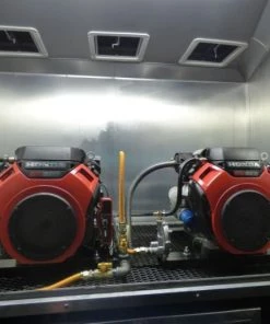 Concession Trailer Gooseneck Black 8.5' x 45' BBQ Smoker Event Catering Restroom Generators -Cheap Concession Trailers Shop p1070470 1