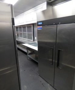 Concession Trailer Gooseneck Black 8.5' x 45' BBQ Smoker Event Catering Restroom Generators -Cheap Concession Trailers Shop p1070473