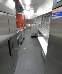 Concession Trailer Gooseneck Black 8.5' x 45' BBQ Smoker Event Catering Restroom Generators -Cheap Concession Trailers Shop p1070475