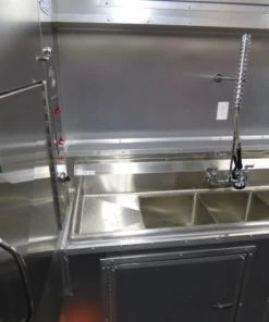 Concession Trailer Gooseneck Black 8.5' x 45' BBQ Smoker Event Catering Restroom Generators -Cheap Concession Trailers Shop p1070483