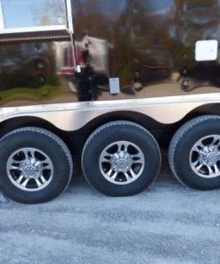 Concession Trailer Gooseneck Black 8.5' x 45' BBQ Smoker Event Catering Restroom Generators -Cheap Concession Trailers Shop p1070505