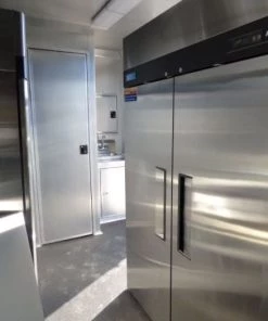 Concession Trailer Gooseneck Black 8.5' x 45' BBQ Smoker Event Catering Restroom Generators -Cheap Concession Trailers Shop p1070516 1