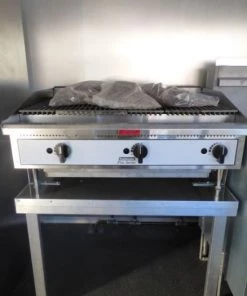 Concession Trailer Gooseneck Black 8.5' x 45' BBQ Smoker Event Catering Restroom Generators -Cheap Concession Trailers Shop p1070520 1