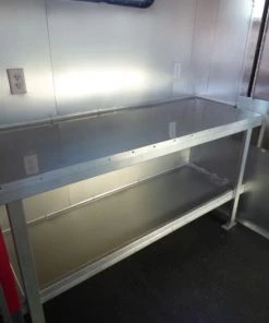 Concession Trailer Gooseneck Black 8.5' x 45' BBQ Smoker Event Catering Restroom Generators -Cheap Concession Trailers Shop p1070525