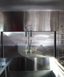 Concession Trailer Gooseneck Black 8.5' x 45' BBQ Smoker Event Catering Restroom Generators -Cheap Concession Trailers Shop p1070531 1