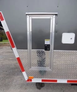 Concession Trailer Gooseneck Charcoal Gray 8.5' x 36' BBQ Smoker Event Catering -Cheap Concession Trailers Shop p1070590