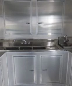 Concession Trailer Gooseneck Charcoal Gray 8.5' x 36' BBQ Smoker Event Catering -Cheap Concession Trailers Shop p1070594