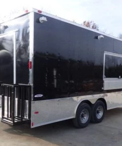 Concession Trailer Black 8.5' x 20' Food Catering Event -Cheap Concession Trailers Shop p1070692