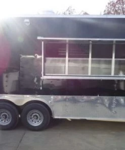 Concession Trailer Black 8.5' x 20' Food Catering Event -Cheap Concession Trailers Shop p1070694