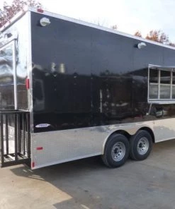 Concession Trailer Black 8.5' x 20' Food Catering Event -Cheap Concession Trailers Shop p1070695