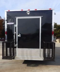 Concession Trailer Black 8.5' x 20' Food Catering Event -Cheap Concession Trailers Shop p1070696