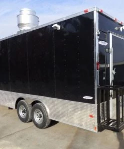 Concession Trailer Black 8.5' x 20' Food Catering Event -Cheap Concession Trailers Shop p1070697