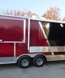 Concession Trailer Black Brandywine 8.5' x 24' BBQ Smoker Event Catering -Cheap Concession Trailers Shop p1070740