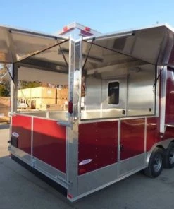 Concession Trailer Black Brandywine 8.5' x 24' BBQ Smoker Event Catering -Cheap Concession Trailers Shop p1070753