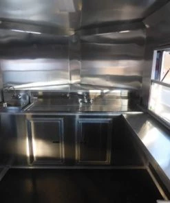 Concession Trailer Black Brandywine 8.5' x 24' BBQ Smoker Event Catering -Cheap Concession Trailers Shop p1070764