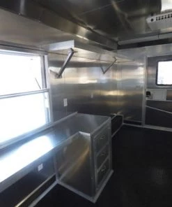 Concession Trailer Black Brandywine 8.5' x 24' BBQ Smoker Event Catering -Cheap Concession Trailers Shop p1070768