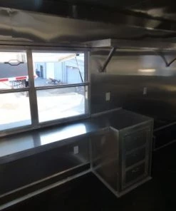 Concession Trailer Black Brandywine 8.5' x 24' BBQ Smoker Event Catering -Cheap Concession Trailers Shop p1070769