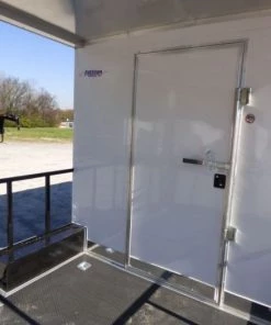 Concession Trailer White 8.5' x 20' BBQ Smoker Event Catering -Cheap Concession Trailers Shop p1070814