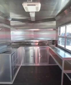 Concession Trailer White 8.5' x 20' BBQ Smoker Event Catering -Cheap Concession Trailers Shop p1070816