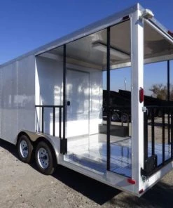 Concession Trailer White 8.5' x 20' BBQ Smoker Event Catering Trailer 23 Concession Trailer White 8.5' x 20' BBQ Smoker Event Catering Trailer -Cheap Concession Trailers Shop p1070835
