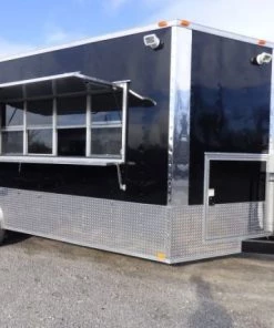 Concession Trailer Black 8.5' x 20' Food Catering Event -Cheap Concession Trailers Shop p1070913