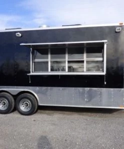 8.5' x 20' Concession Food Trailer Black Event Catering 42 8.5' x 20' Concession Food Trailer Black Event Catering -Cheap Concession Trailers Shop p1070916 1