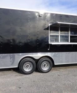 Concession Trailer Black 8.5' x 20' Food Catering Event -Cheap Concession Trailers Shop p1070917