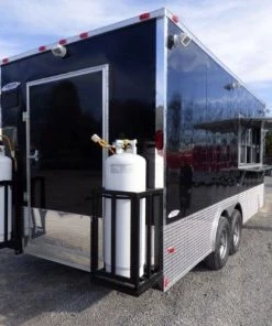 8.5' x 20' Concession Food Trailer Black Event Catering 68 8.5' x 20' Concession Food Trailer Black Event Catering -Cheap Concession Trailers Shop p1070918 1