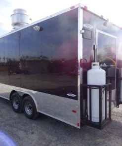 8.5' x 20' Concession Food Trailer Black Event Catering 53 8.5' x 20' Concession Food Trailer Black Event Catering -Cheap Concession Trailers Shop p1070920 1