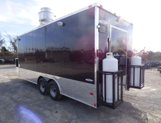 8.5' x 20' Concession Food Trailer Black Event Catering 18 8.5' x 20' Concession Food Trailer Black Event Catering - Image 18
