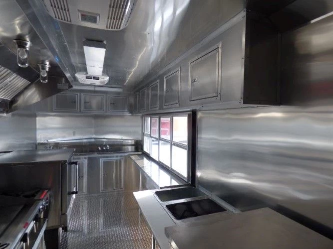 8.5' x 20' Concession Food Trailer Black Event Catering 19 8.5' x 20' Concession Food Trailer Black Event Catering - Image 19