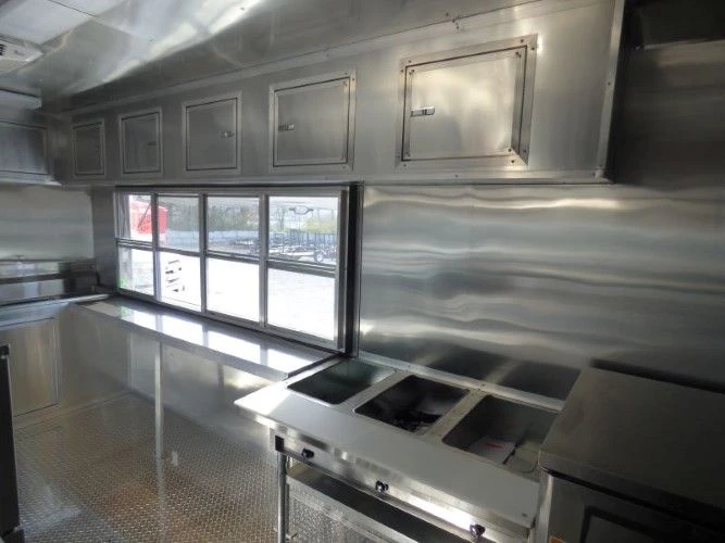 8.5' x 20' Concession Food Trailer Black Event Catering 34 8.5' x 20' Concession Food Trailer Black Event Catering - Image 34