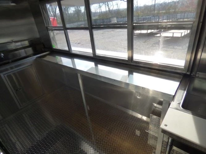 8.5' x 20' Concession Food Trailer Black Event Catering 31 8.5' x 20' Concession Food Trailer Black Event Catering - Image 31