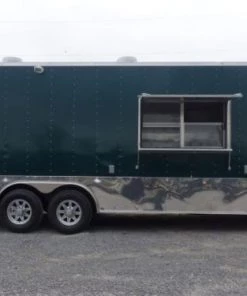 Concession Trailer Emerald Green 8.5' x 24' Food Event Catering Restroom 56 Concession Trailer Emerald Green 8.5' x 24' Food Event Catering Restroom -Cheap Concession Trailers Shop p1080018 1