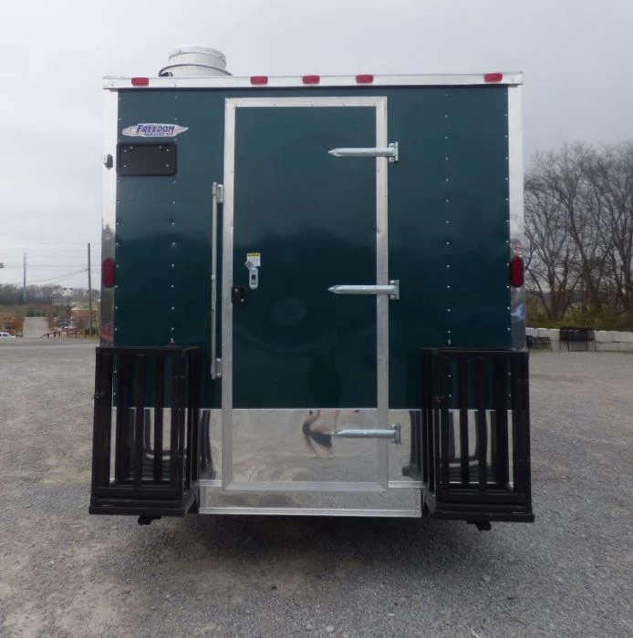 Concession Trailer Emerald Green 8.5' x 24' Food Event Catering Restroom 15 Concession Trailer Emerald Green 8.5' x 24' Food Event Catering Restroom - Image 15