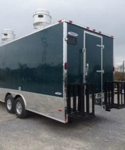 Concession Trailer Emerald Green 8.5' x 24' Food Event Catering Restroom 37 Concession Trailer Emerald Green 8.5' x 24' Food Event Catering Restroom -Cheap Concession Trailers Shop p1080021 1