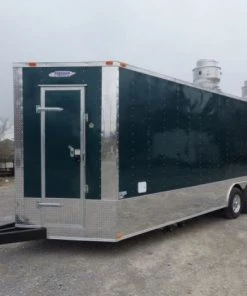 Concession Trailer Emerald Green 8.5' x 24' Food Event Catering Restroom 41 Concession Trailer Emerald Green 8.5' x 24' Food Event Catering Restroom -Cheap Concession Trailers Shop p1080023 1