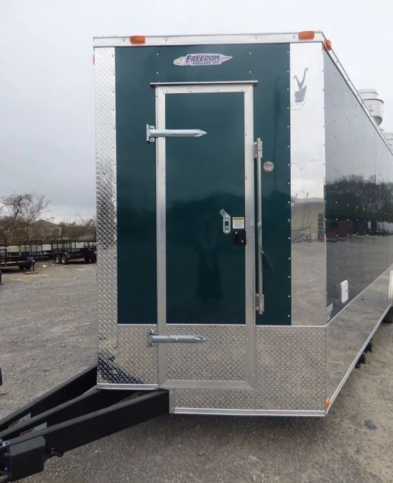 Concession Trailer Emerald Green 8.5' x 24' Food Event Catering Restroom 26 Concession Trailer Emerald Green 8.5' x 24' Food Event Catering Restroom - Image 26