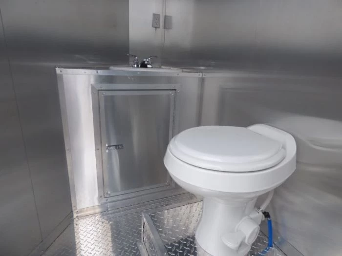 Concession Trailer Emerald Green 8.5' x 24' Food Event Catering Restroom 22 Concession Trailer Emerald Green 8.5' x 24' Food Event Catering Restroom - Image 22