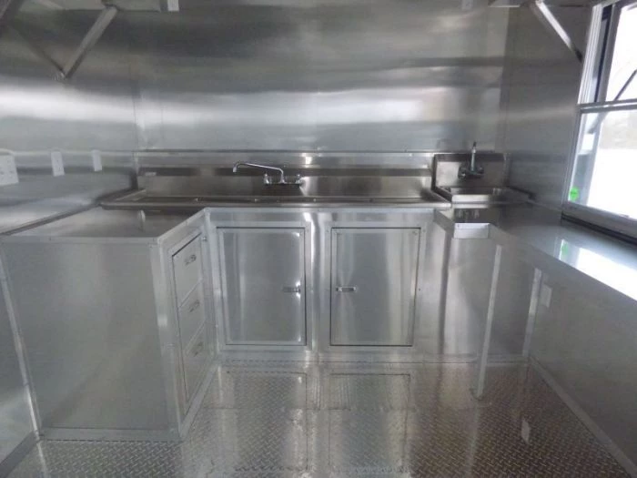 Concession Trailer Emerald Green 8.5' x 24' Food Event Catering Restroom 32 Concession Trailer Emerald Green 8.5' x 24' Food Event Catering Restroom - Image 32