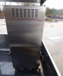 Concession Trailer Charcoal Gray 8.5' x 30' Gooseneck BBQ Smoker Catering Event -Cheap Concession Trailers Shop p1080218