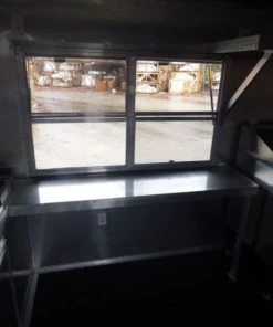 Concession Trailer Charcoal Gray 8.5' x 30' Gooseneck BBQ Smoker Catering Event -Cheap Concession Trailers Shop p1080233