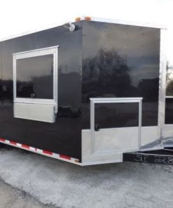 Concession Trailer Black 8.5' x 20' BBQ Smoker Food Catering -Cheap Concession Trailers Shop p1080568 1